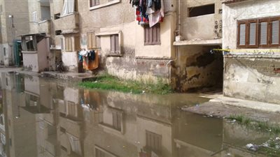 أمطار غزيرة في كفر الدوار وانخفاض في درجة الحرارة