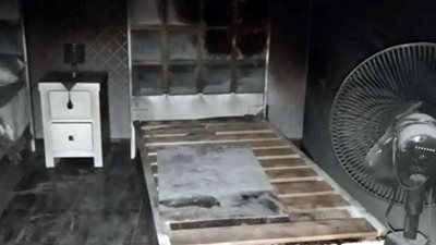 مصدر يكشف تفاصيل حريق شقة عروسين في السيدة
