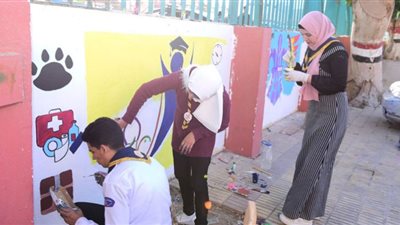 تمريض سوهاج تحصد المركز الأول فى مسابقة الرسم على الأسفلت