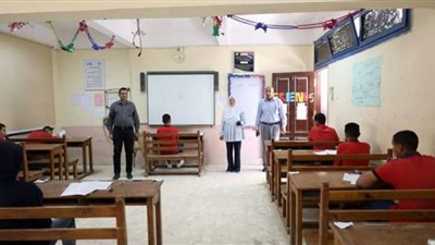 بدء إختبارات الفصل الدراسي الثاني بمدرسة مياه الشرب ببني سويف