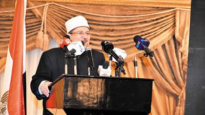 وزير الأوقاف يطالب تغليظ العقوبة على جرائم النشر الإلكترونى التى تهدد أمن الوطن