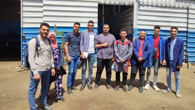 طلاب جامعة الدلتا التكنولوجية يواصلون الزيارات الميدانية