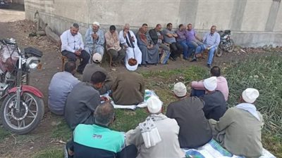 تنفيذ يوم حصاد لمحصول القمح بناحية الشوبك أكراش بالشرقية