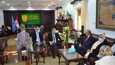 رئيس جامعة الإسكندرية يشهدافتتاح المؤتمر الدولى الـ 12