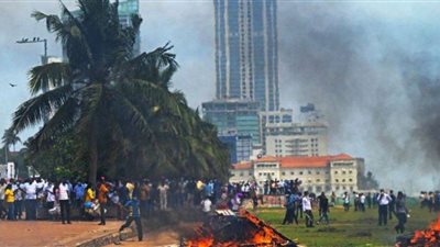 مقتل نائب من الحزب الحاكم في سريلانكا في اشتباكات عنيفة في كولومبو