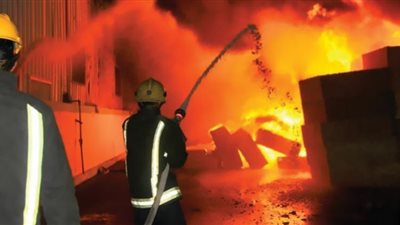 إخماد حريق شب بسنتر تعليمي في بولاق الدكرور