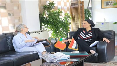 وزيره البيئة تستقبل سفيرة البرتغال بالقاهرة لبحث سبل التعاون في مجال الحفاظ على البيئة البحرية والمحيطات