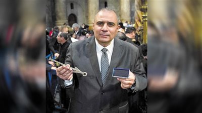 أديب جودة المسلم الذى يحمل مفتاح كنيسة القيامة وختم قبر المسيح