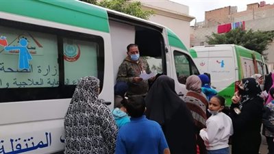 صحة دمياط تنفذ قافلة طبية بقرية طبل بمركز دمياط