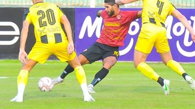 المقاولون العرب يتقدم على سيراميكا في الشوط الأول