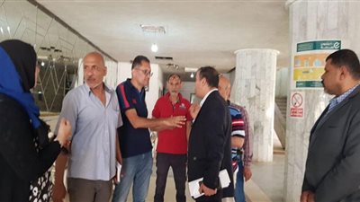 مراجعة مصاعد المستشفيات والمراكز الطبية المتخصصة بنطاق حي غرب المنصورة
