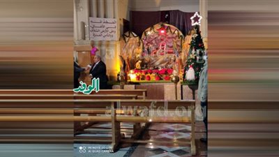 كاتدرائية العذراء للأقباط الكاثوليك تتزين لاستقبال المهنئين بعيد الميلاد(صور)