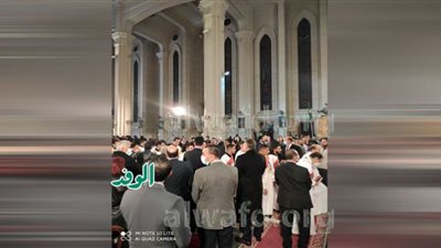 كاتدرائية العذراء للكاثوليك بمدينة نصر تدق اجراسها احتفالا بميلاد المسيح(صور)