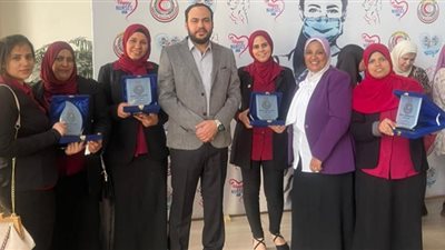 تكريم ٥ من أعضاء هيئة التمريض بالإسماعيلية في 