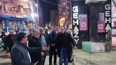 محافظ الشرقية يتفقد أعمال التطوير الجارية بمنطقتي القومية وفلل الجامعة