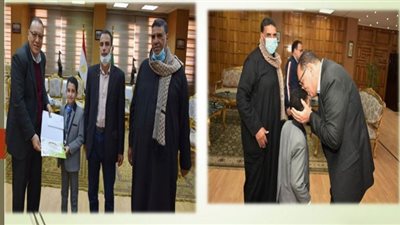 محافظ الشرقية يُكرم الطفل المعجزة لحصوله على المركز الثاني بالمسابقة العالمية لحفظ القرآن