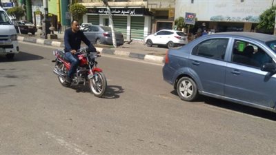 انتظام الحركة المرورية بجميع طرق الدقهلية
