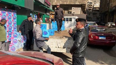 شرطة مرافق شرق تقود حملة لرفع الاشغالات في الاسكندرية