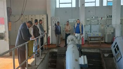 جولات مكثفة لمتابعة محطات الصرف الصحي والزراعي بالبحيرة