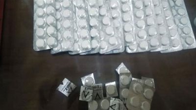 ضبط 23750 قرص أدوية مجهولة المصدر