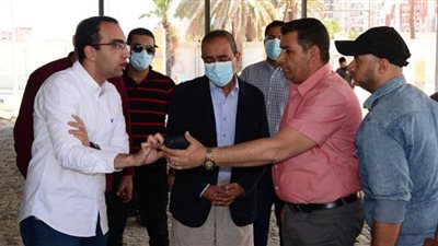 محافظ الإسماعيلية يتفقد الأعمال الإنشائية للمعرض الدائم بالشيخ زا يد