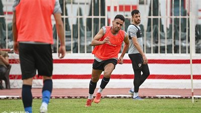 مران الزمالك..تدريبات بدنية للاعبين تحت إشراف 