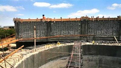 تعرف علي نسب تنفيذ مشروع صرف صحي 