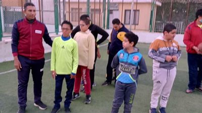 تدريب أطفال التوحد بنادي سوهاج الرياضي