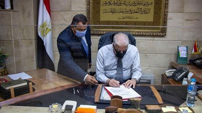 التصديق علي 110 قرار لحالات تصالح علي مخالفات البناء بمدينة أبورديس