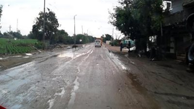 أمطار غزيرة علي مدن المنوفية