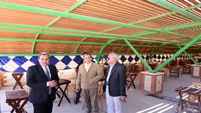 الإنتهاء من تجهيز المقار الامتحانية لأداء اختبارات الفصل الدراسي الأول بجامعة سوهاج