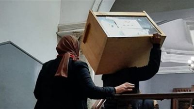 نقل صناديق انتخابات اتحاد الكتاب بسبب الأمطار