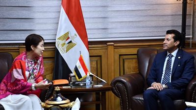وزير الرياضة يلتقي رئيسة الوفد الكوري بالوادا ومستشار مدينة بوسان الكورية
