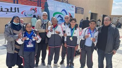 أبطال الصيد لـذوى الهمم يشاركون ببطولة الجمهورية للسباحة