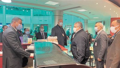 اللجنة العليا للتفتيش الأمنى والبيئى تتفقد مطارى سوهاج وأسيوط