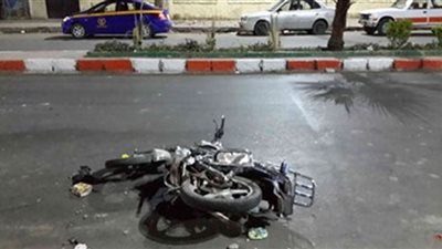 إصابة 2 في حادث انقلاب موتوسيكل بالفيوم