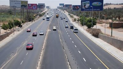 الحالة المرورية أعلى محور 26 يوليو مساء اليوم