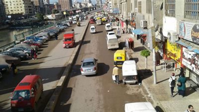 انتظام حركة المرور في الطرق الرئيسة بالبحيرة