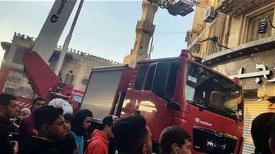 مصدر أمني يكشف تفاصيل حريق مول تجاري بالعتبة