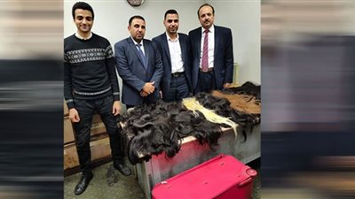 جمارك برج العرب تحبط محاولة تهريب عدد من بواريك الشعر الطبيعي