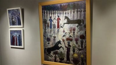 صور.. جاليري ضي يخصص ركنا لأعمال نبيل سليمان