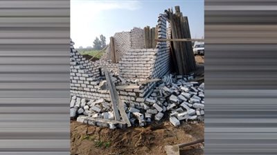 إزالة 6 حالات تعدٍ على الأراضي الزراعية وأملاك الدولة بالبحيرة