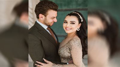 بتوقيع سامو هجرس.. دالا المهندس تبرز جمالها بفستان مطرز باللؤلؤ في حفل زفافها (صور)