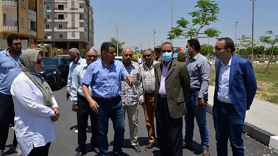 محافظ الإسماعيلية يتفقد شارع المدرسة المعمارية بعد توسعته وإعادة رصفة