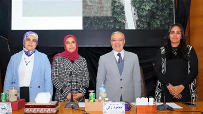 رئيس جامعة طنطا يرأس لجنة مناقشة رسالة ماجستير في 