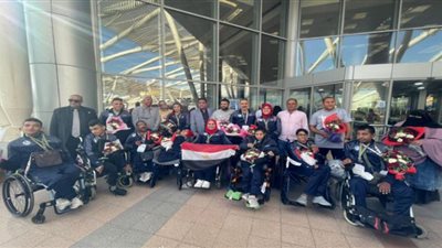 بـ 3 ميداليات.. بعثة منتخب البوتشي تصل القاهرة بعد المشاركة في البطولة الإفريقية