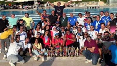 الصيد يحرز بطولة كأس مصر لسباحة الأساتذة للعام الرابع على التوالي