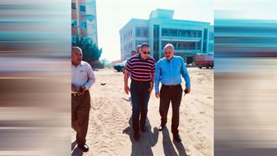 محافظ الشرقية يتفقد مشروع إنشاء عمارات 