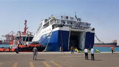 ميناء سفاجا يستقبل٩٥٠٠طن كبريت قادمة من السعودية