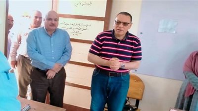 محافظ الشرقية يُتابع سير إمتحانات الشهادة الإعدادية بقصاصين الشرق بالحسينية